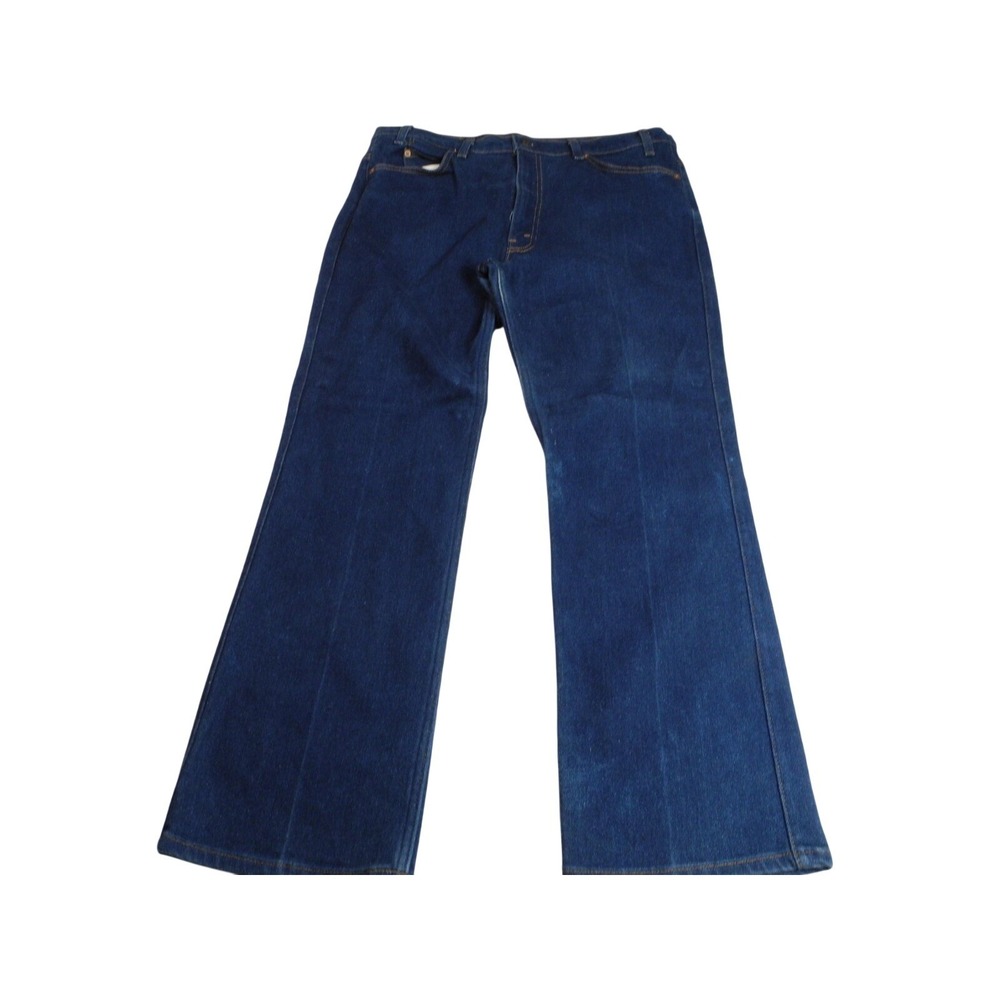 Vintage Levis 517 Jeans Mens 40x32 Blue Denim Bootcut Orange Tab Made USA 70s
